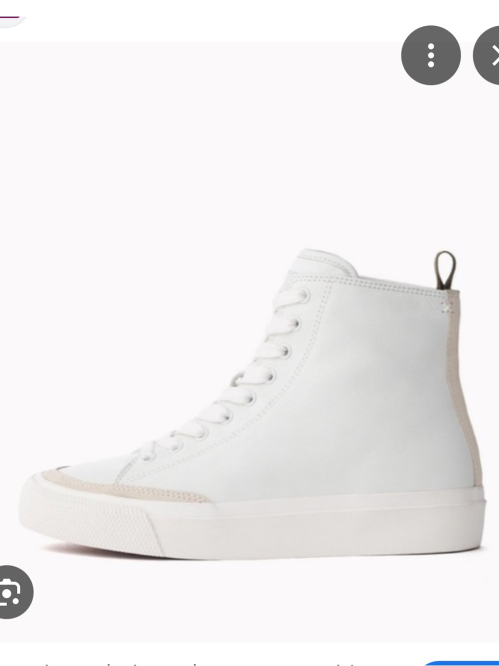 rag & bone White High-Top Sneakers